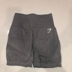 Gymshark Dark Gray Women's Vital Seamless Workout Shorts | Size Small | Like New